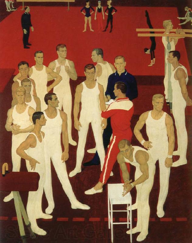 unknow artist Soviet gymnast Spain oil painting art
